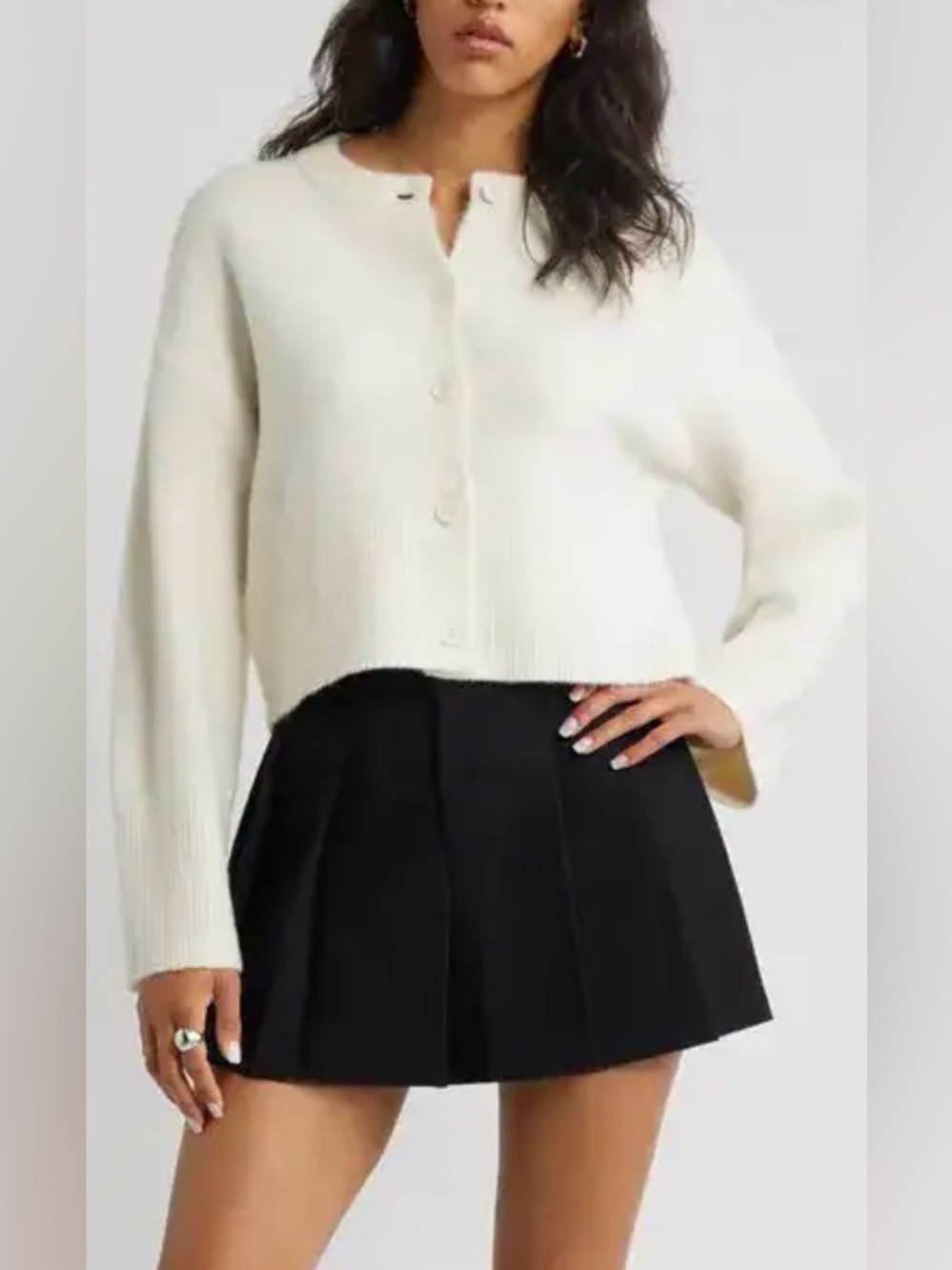 Open Edit Cozy Cardigan
in White Whisper